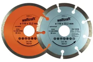 Wolfcraft Disco de Diamante 115MM
