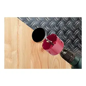 Wolfcraft Serra de Coroa Bimetálica 40mm para Madeira, Metal, Plástico