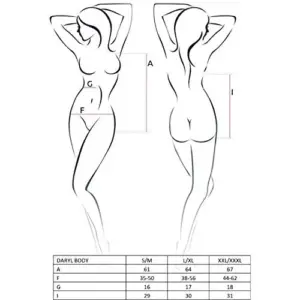 Passion Daryl Teddy Couro LaTex Preto L/XL