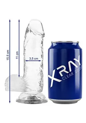 XRay Dildo Jelly 15,5CM Realista