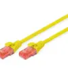 Digitus DK-1617-010/Y Cabo Ethernet CAT6 1M Amarelo
