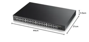 ZyXEL GS1900-48HP Switch de Rede 48 Portas Gigabit Ethernet