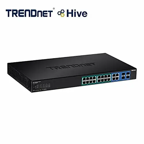Trendnet TPE-1620WSF switch de rede 10/100/1000Mbps 20 portas Preto