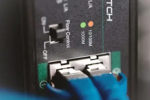 Digitus Switch 8 Portas Gigabit PoE 10/100/1000Mbps Uplink