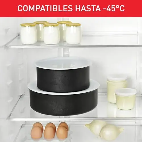 Tefal Conjunto de Tampas Herméticas de Plástico 16/18/20cm