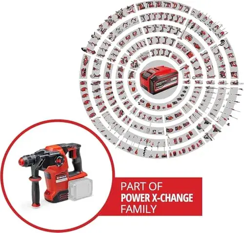 Einhell Herocco 36/28 3.2 Joules Martelo Perfurador a Bateria