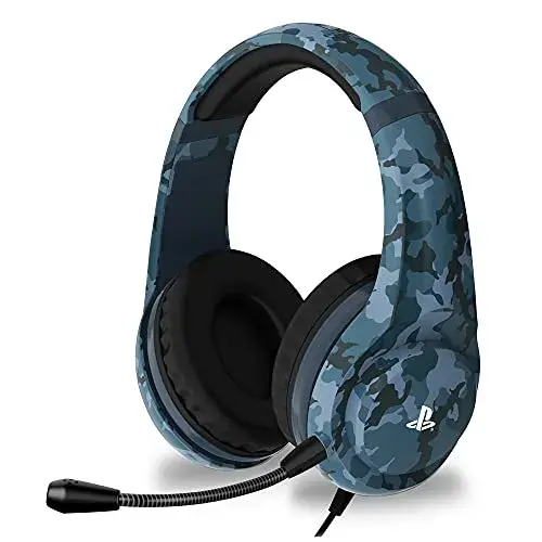 4Gamers 237674 Headset Gaming PS4 Camouflage Blue