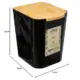 5 Five Lixeira de Bambu 5L Preto