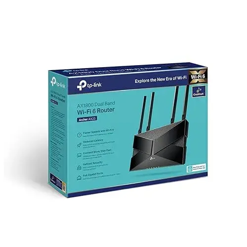 TP-Link Archer AX23 Dual-Band WiFi 6 Gigabit 1.8Gbps 2.4GHz/5GHz