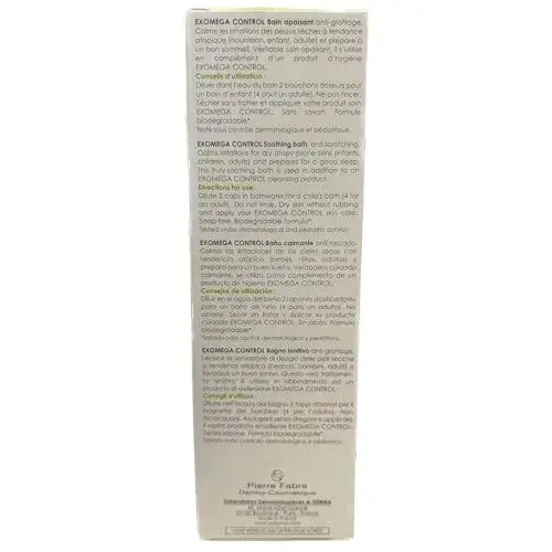 A-Derma Exomega Control Banho Emoliente Para Pele Seca 250ml