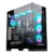 ABYSM AB123511 Caixa ATX Gaming 505x235x588 Preto Vidro Temperado Ventiladores RGB