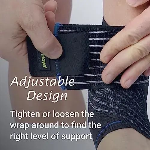 Actimove Tornozeleira elástica envolvente S Preto