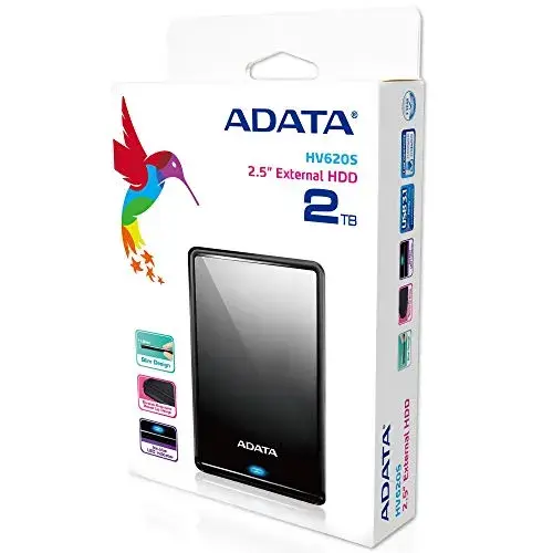 ADATA HV620S-2TU3-CBK 2TB 2.5″ Preto
