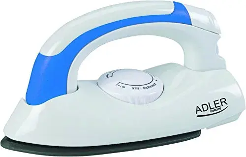 Adler AD5015 700W Branco/Azul Ferro a seco com controle de temperatura