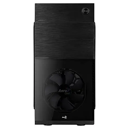 Aerocool CS-105 Mini Tower PC Preto Micro ATX, Mini-ITX, Refrigeração líquida, Ventilação LED