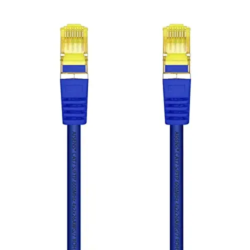 Aisens A146-0478 Cabo de Rede RJ45 CAT.7 1.0M Azul