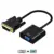 Aisens Adaptador de Vídeo Dvi-D Macho a VGA Fêmea 10cm