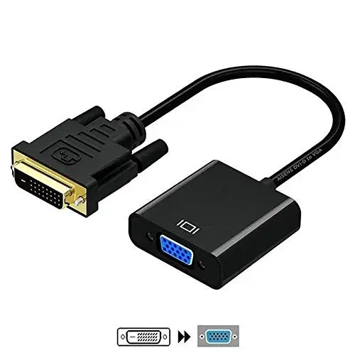 Aisens Adaptador de Vídeo Dvi-D Macho a VGA Fêmea 10cm