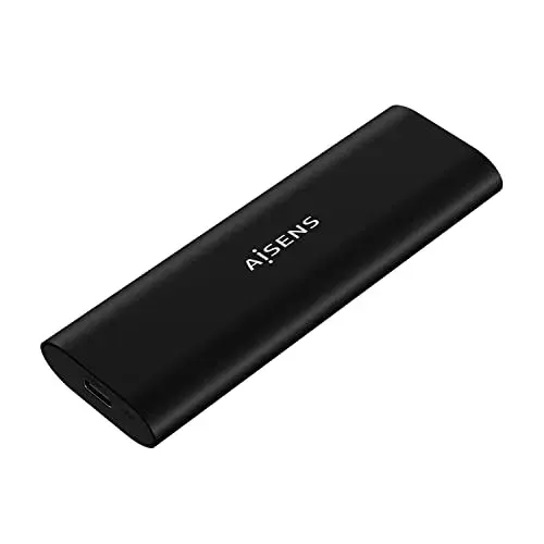Aisens ASM2-014B Caixa Externa M.2 SATA NVMe USB 3.1 Preto