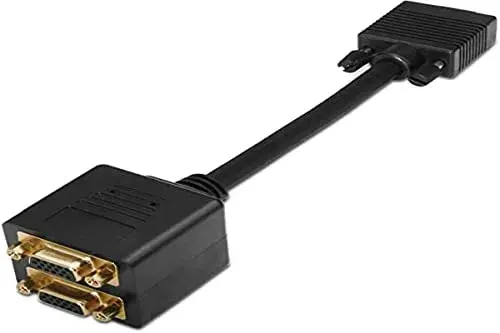 Aisens Cabo Splitter SVGA 2 portas D-Sub Banho a Ouro