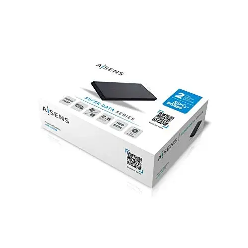 Aisens Caixa Externa Aisens 2.5″ USB 3.1 Preto
