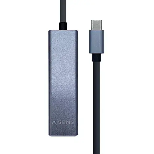 Aisens Hub USB C com RJ45 1 porta