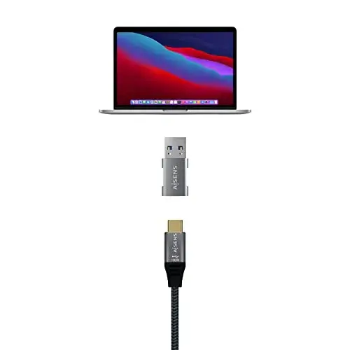 Aisens A108-0655 Adaptador USB-C para USB-A USB 3.2 Gen2 10G