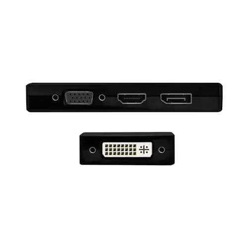 Aisens A109-0679 Conversor USB-C para DisplayPort, DVI, HDMI, VGA 15cm