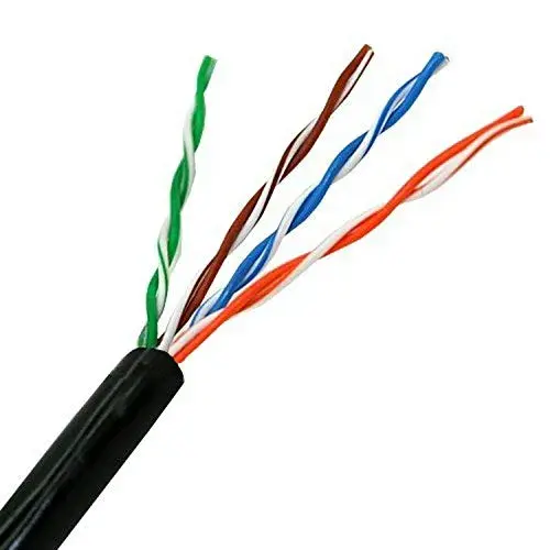 Aisens A133-0212 Rolo Cabo de Rede Cat5e 100M Preto