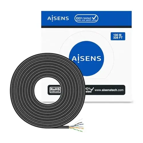 Aisens A135-0675 Bobina de Cabo de Rede Cat6 100m
