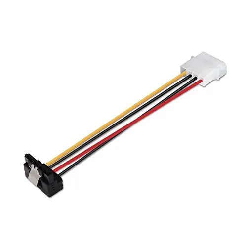 Aisens Cabo de Alimentação Molex 4-pin para SATA 15-pin 90° 16cm