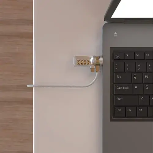 Aisens Cabo de Segurança com Combinação Computador Monitor Portátil 1,5M