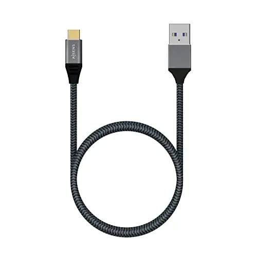 Aisens USB 3.1 GEN2 Cabo USB-C a USB-A 1,5m