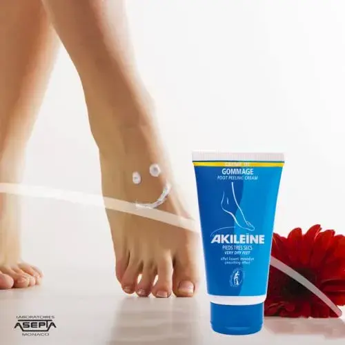 Akileine Creme Esfoliante Pês Secos 75ml