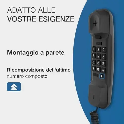 Alcatel T06 Fixação mural Controle de volume Preto