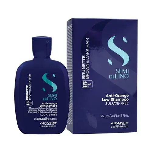 Alfaparf Semi di Lino Shampoo Neutralizador de Cor para Cabelo Escuro 250ml