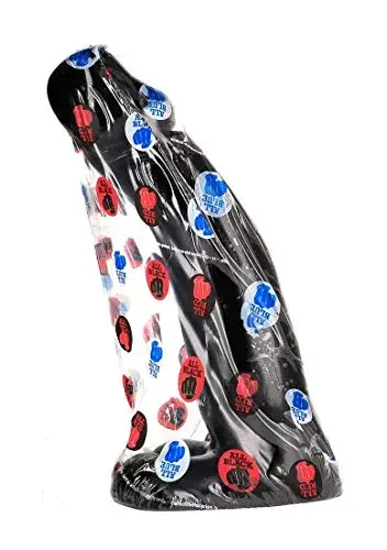 All Black Fisting Dildo 29cm Preto Maleável