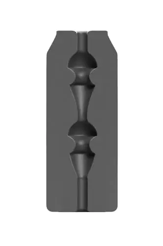 All Black Masturbador Real Skin Touch Energy Preto