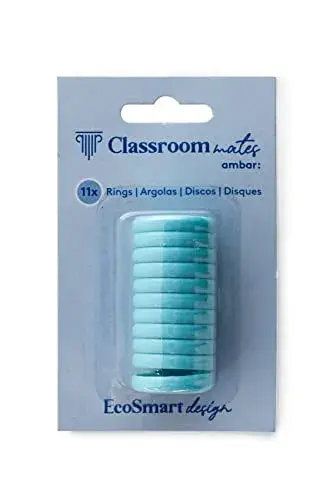 Ambar Discos de Encadernação Azul 2,5 cm 11 unidades