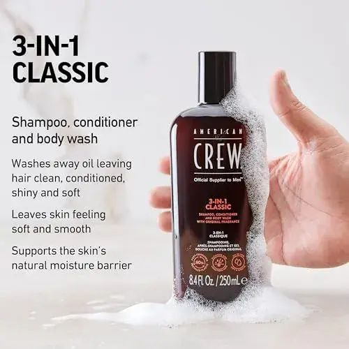 American Crew Classic Shampoo 3em1 250ml
