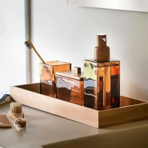 Andrea House Doseador de Vidro castanho 400ml