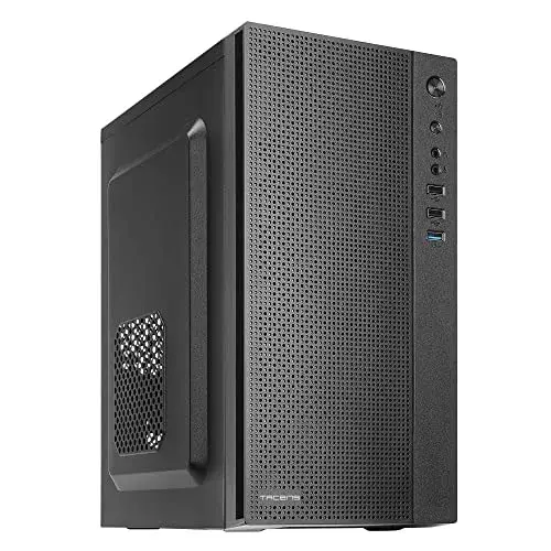 Anima AC5 Caixa de Computador Mini Tower Preto Compacta Micro-ATX / Mini-ITX com Ventilação