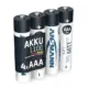 Ansmann Pilha Recarregável NiMH AAA 1100mAh