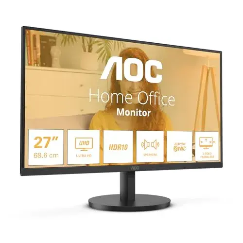AOC U27B3A 27″ 4K IPS QHD Monitor