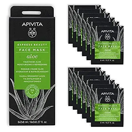 Apivita Máscara Nutritiva Aloe Vera 2x8ml