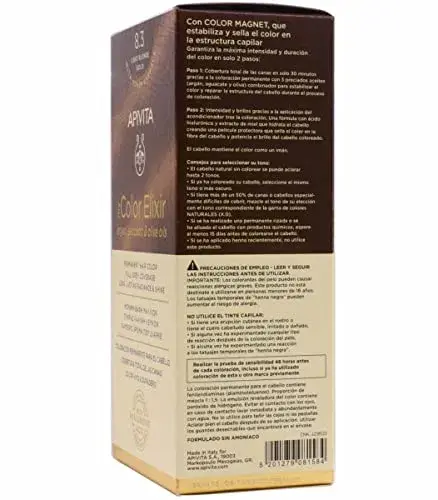 Apivita My Color Elixir Coloração Rubio Claro Dorado