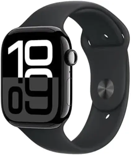 Apple Watch Series 10 GPS 46mm Alumínio Jet Black Ajuste Medium/Large