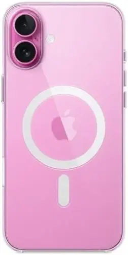 Apple iPhone 16 Plus Capa Silicone MagSafe Transparente