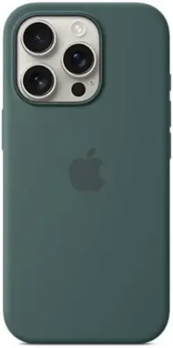 Apple iPhone 16 Pro Silicone MagSafe Lake Green