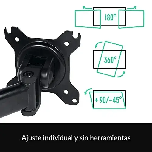 Arctic Z1 Basic Suporte de Monitor 13 a 32 Polegadas Preto